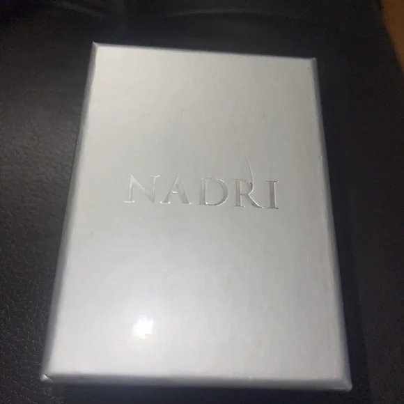 Nadri Silver Rhinestone accent 16” Heart Necklace - Picture 3 of 5